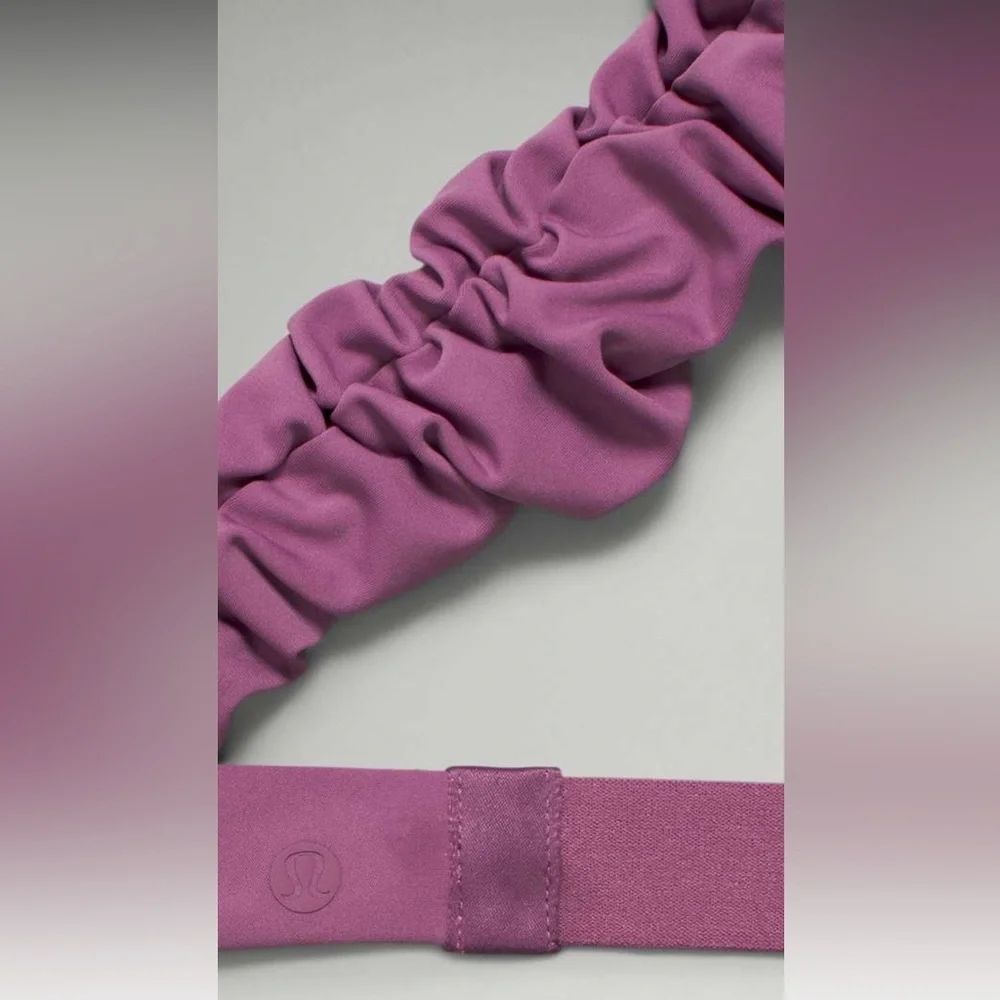 Lululemon Nulux Gathered Headband Vintage Plum
